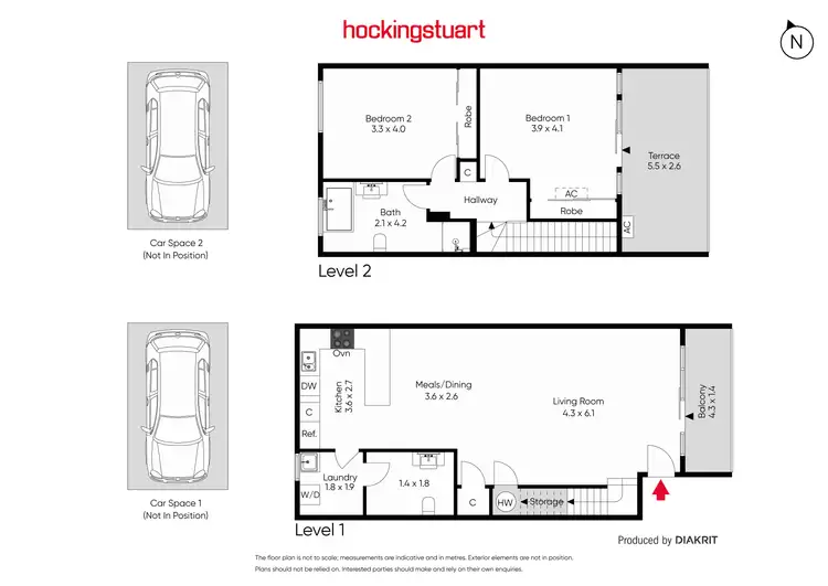 Floorplan of Homely townhouse listing, 9/127 Somerville Road, Yarraville VIC 3013