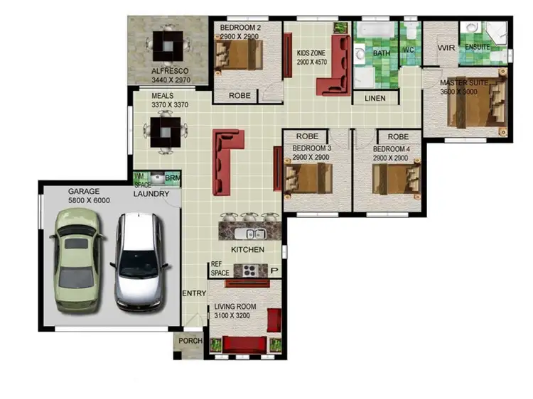 Floorplan of Homely house listing, 13 Jazz Court, Caboolture QLD 4510