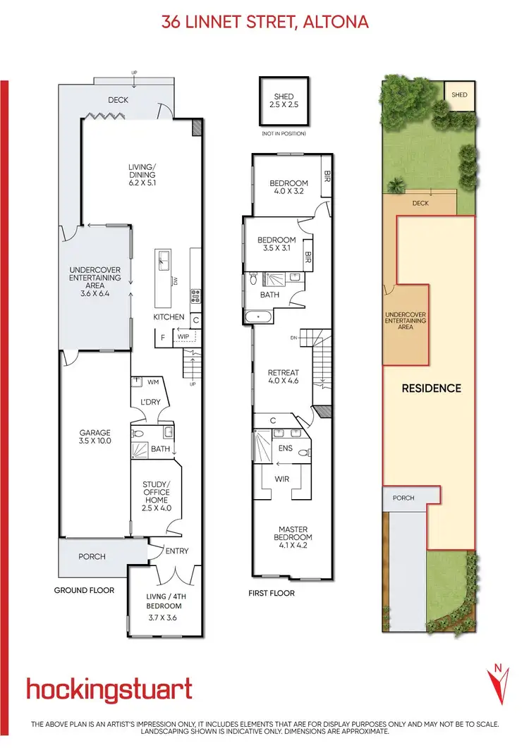 Floorplan of Homely house listing, 36 Linnet Street, Altona VIC 3018