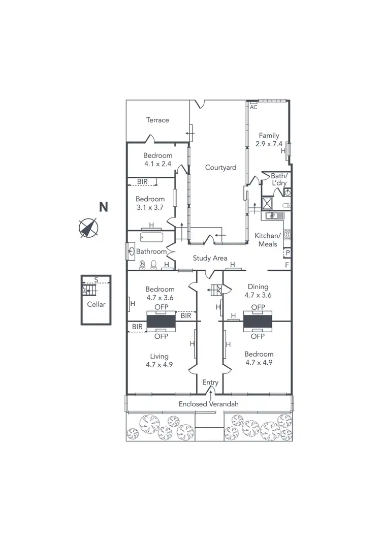 Floorplan of Homely house listing, 1 Alfred Square, St Kilda VIC 3182
