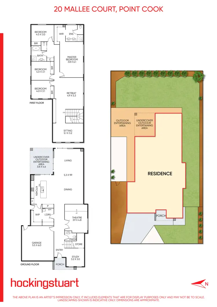 Floorplan of Homely house listing, 20 Mallee Street, Point Cook VIC 3030