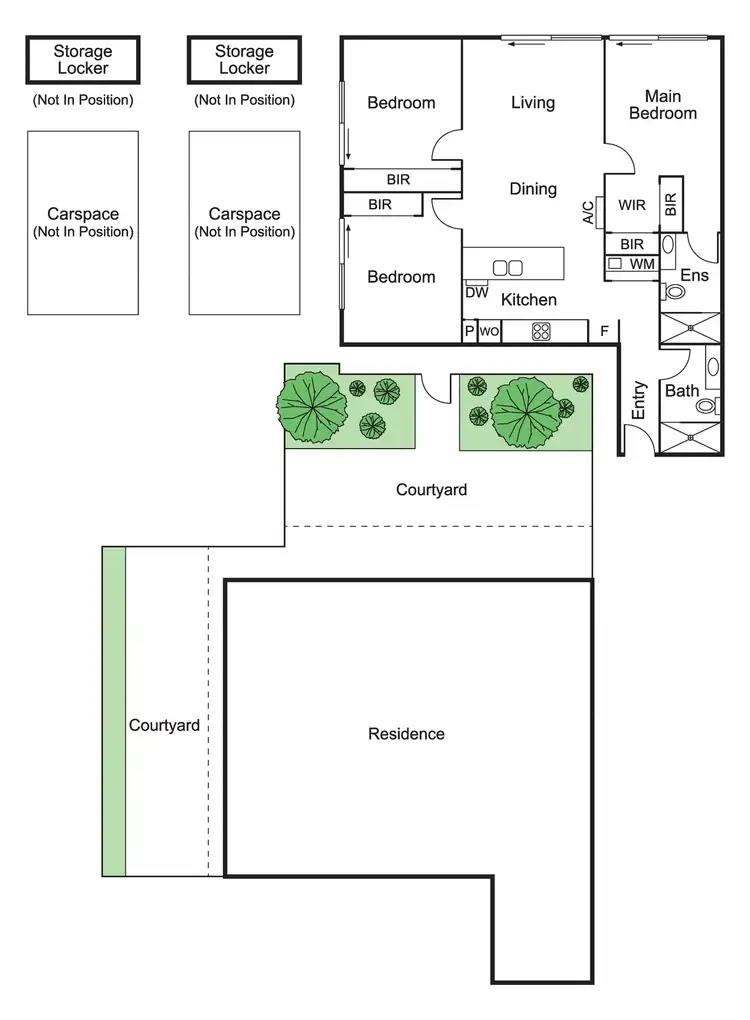 Floorplan of Homely apartment listing, G03/3-9 Elliott Avenue, Carnegie VIC 3163