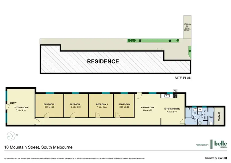 Floorplan of Homely house listing, 18 Mountain Street, South Melbourne VIC 3205