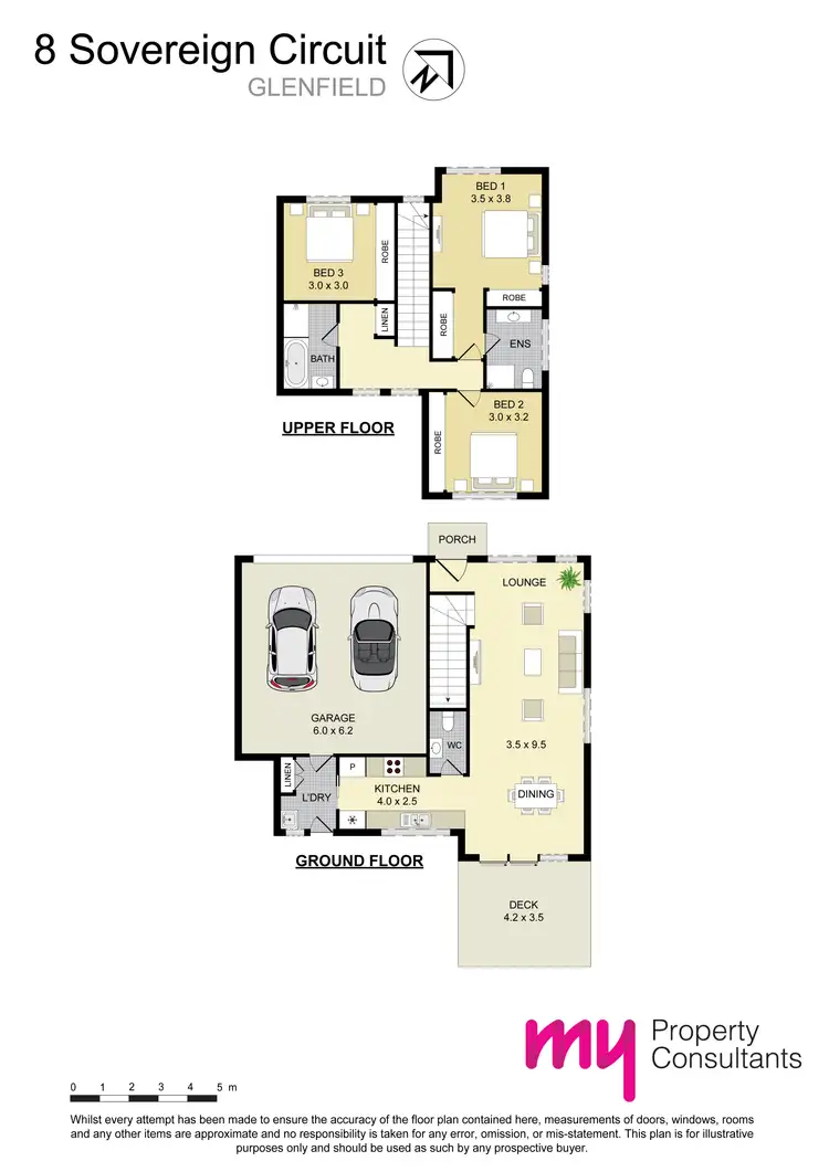 Floorplan of Homely house listing, 8 Sovereign Circuit, Glenfield NSW 2167