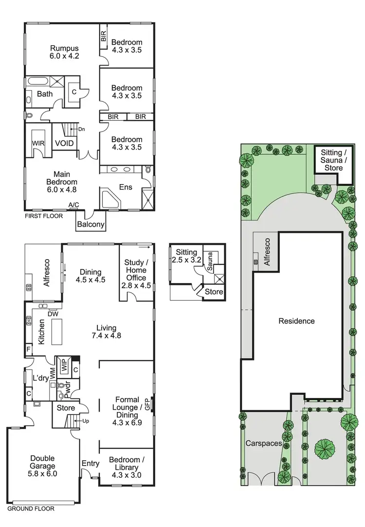 Floorplan of Homely house listing, 14 Bent Street, Caulfield South VIC 3162
