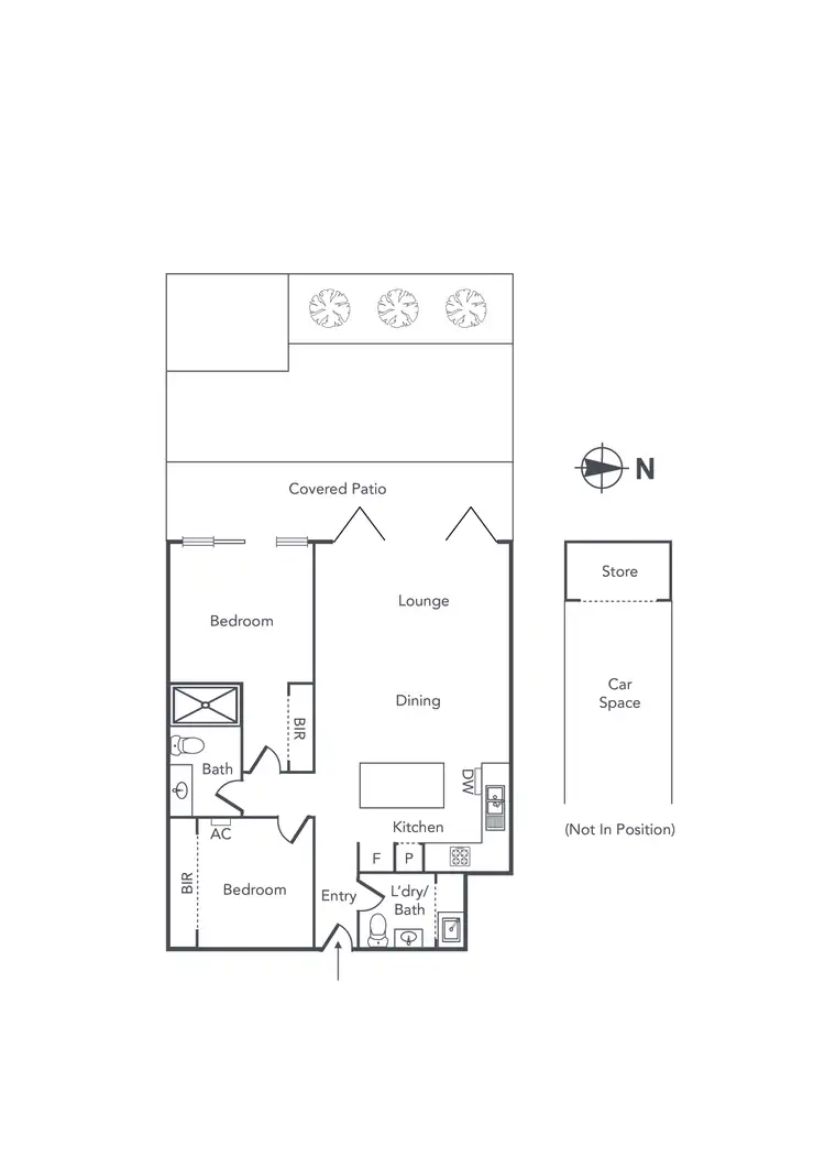 Floorplan of Homely apartment listing, 117/6 Lisson Grove, Hawthorn VIC 3122