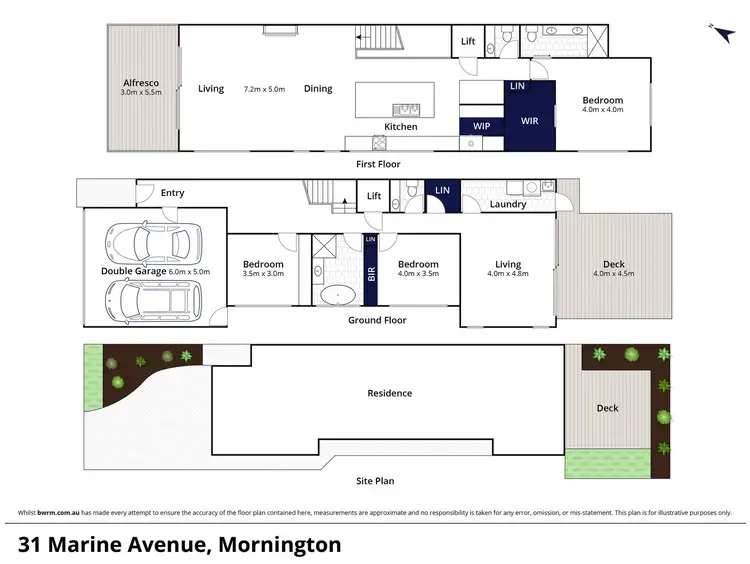 Floorplan of Homely house listing, 31 Marine Avenue, Mornington VIC 3931