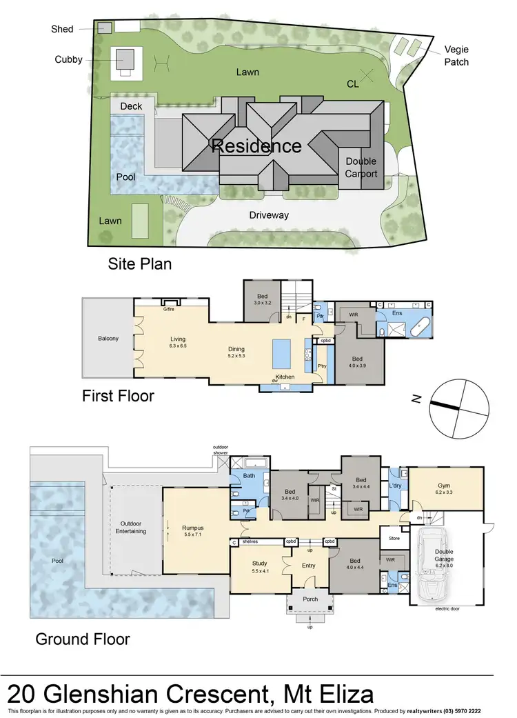 Floorplan of Homely house listing, 20 Glen Shian Crescent, Mount Eliza VIC 3930
