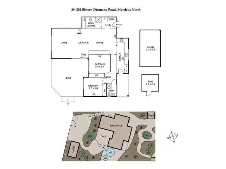 Floorplan of Homely house listing, 39 Old Bittern Dromana Road, Merricks North VIC 3926