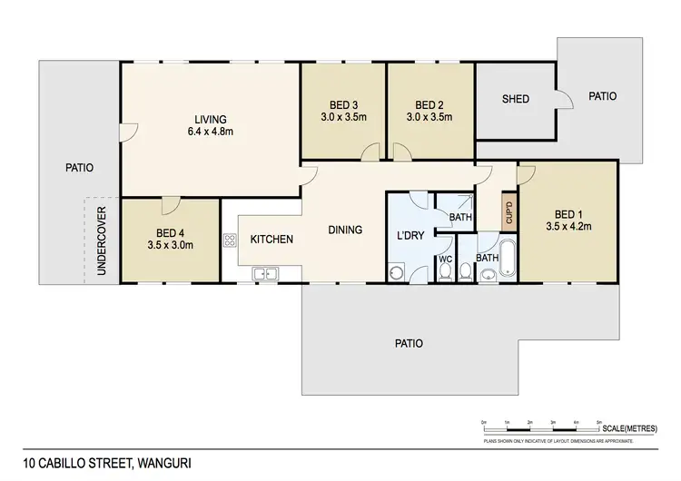 Floorplan of Homely house listing, 10 Cubillo Street, Wanguri NT 810