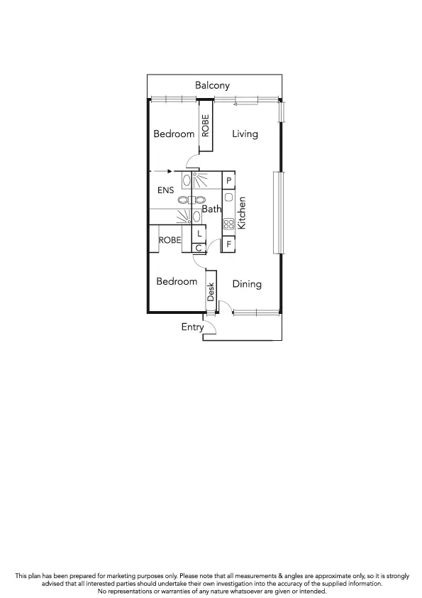 Floorplan of Homely apartment listing, 709/65 Coventry Street, Southbank VIC 3006