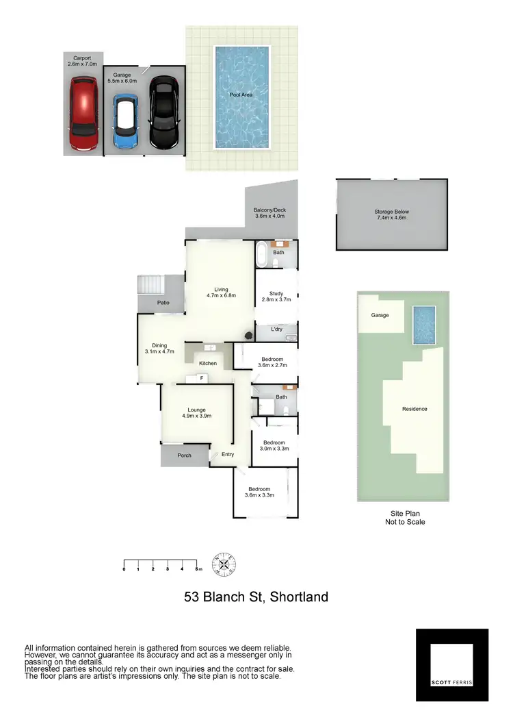 Floorplan of Homely house listing, 53 Blanch Street, Shortland NSW 2307