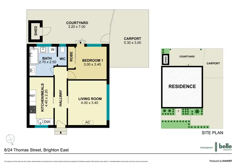Floorplan of Homely unit listing, 8/24 Thomas Street, Brighton East VIC 3187