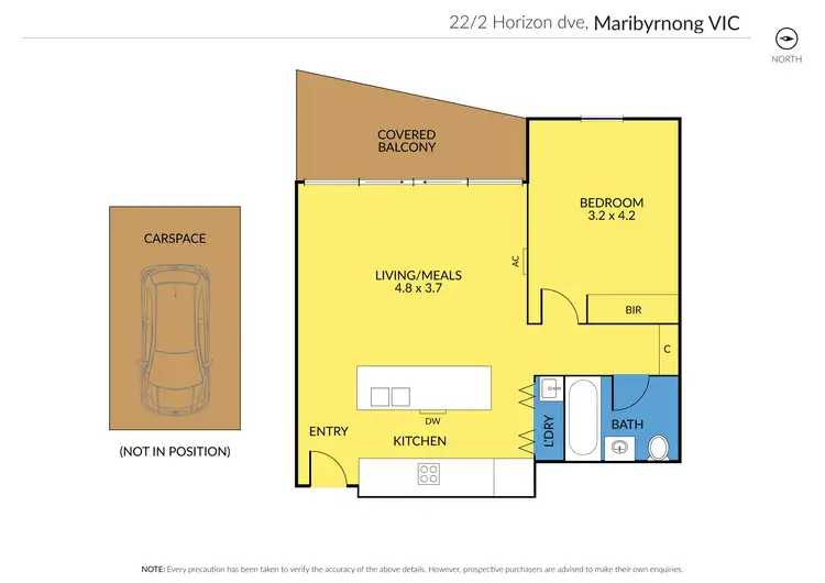 Floorplan of Homely apartment listing, 22/2 Horizon Drive, Maribyrnong VIC 3032