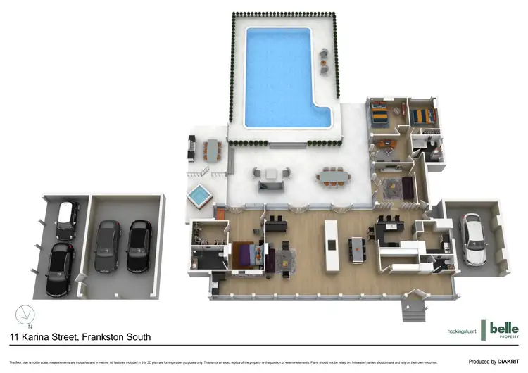 Floorplan of Homely house listing, 11 Karina Street, Frankston South VIC 3199