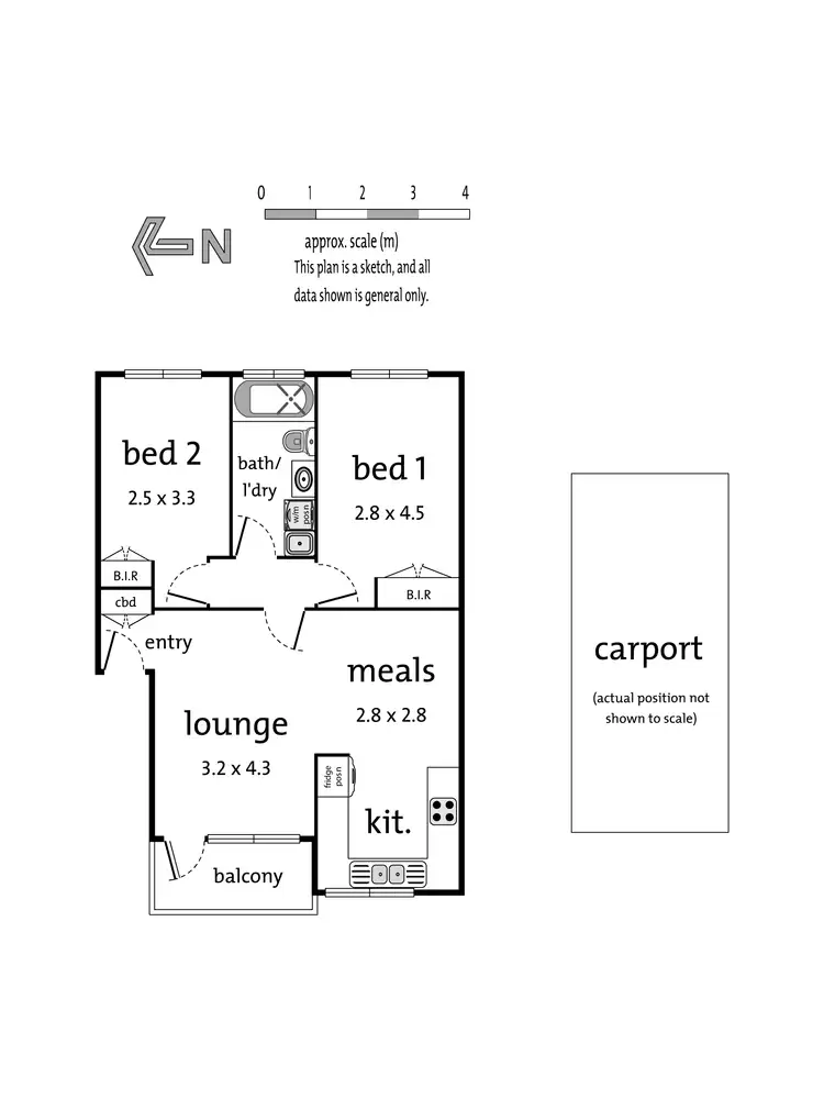 Floorplan of Homely apartment listing, 4/1072 Whitehorse Road, Box Hill VIC 3128