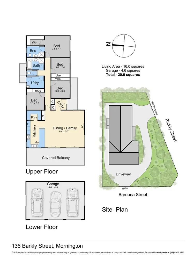 Floorplan of Homely house listing, 136 Barkly Street, Mornington VIC 3931