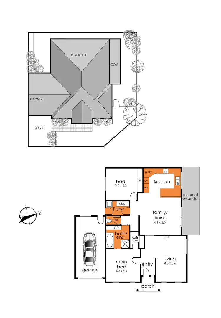 Floorplan of Homely unit listing, 2B Raymond Street, Somerville VIC 3912