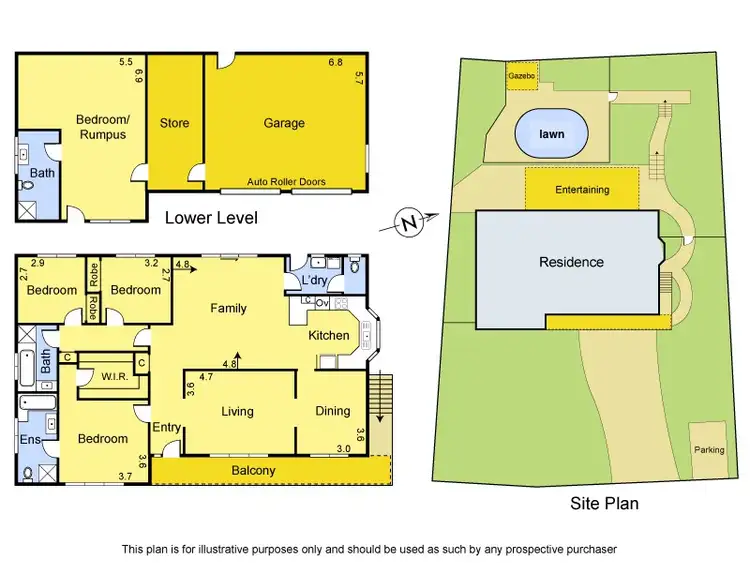 Floorplan of Homely house listing, 19 Lanvos Drive, Diamond Creek VIC 3089