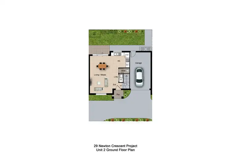 Floorplan of Homely unit listing, 2/29 Newton Crescent, Lalor VIC 3075
