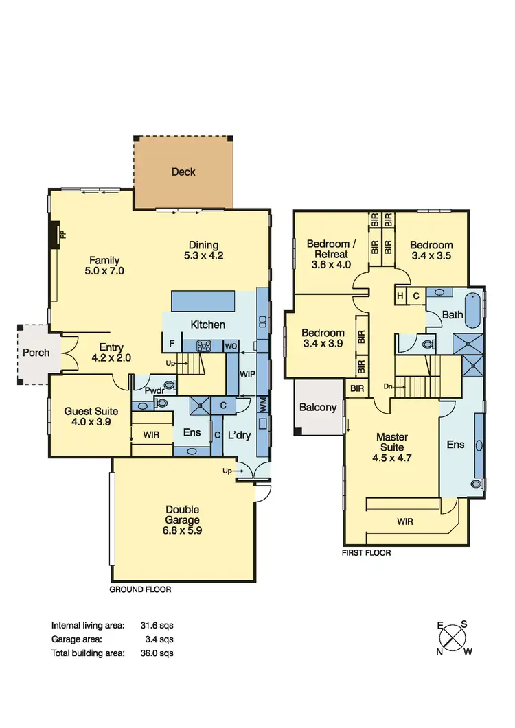 Floorplan of Homely house listing, 2A Neptune Street, Mornington VIC 3931