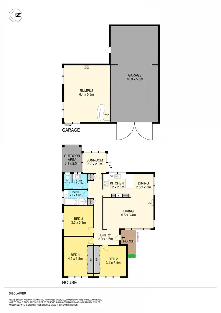 Floorplan of Homely house listing, 8 Huntington Street, Wendouree VIC 3355