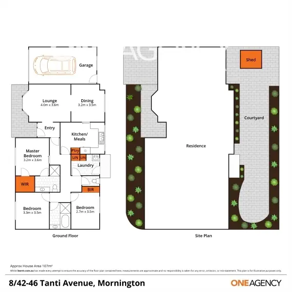 Floorplan of Homely unit listing, 8/42-46 Tanti Avenue, Mornington VIC 3931