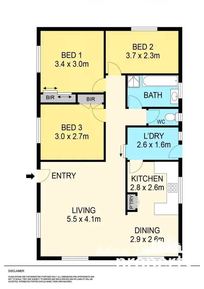 Floorplan of Homely house listing, 8 Heales Street, Mount Pleasant VIC 3350