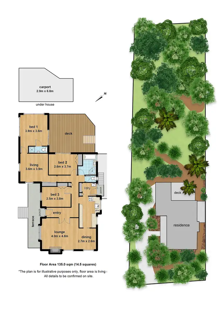 Floorplan of Homely house listing, 4 Cooloongatta Road, Sassafras VIC 3787