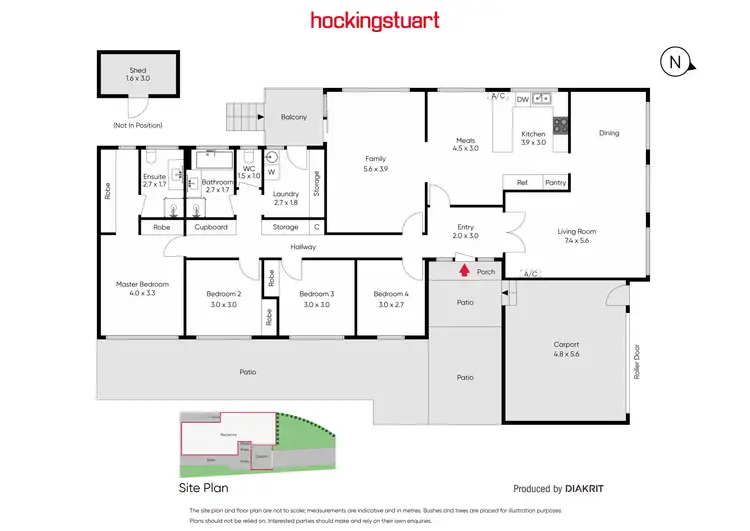 Floorplan of Homely house listing, 7 The Close, Langwarrin VIC 3910