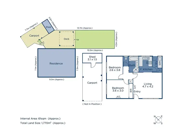 Floorplan of Homely unit listing, 1/3 Pointside Avenue, Bayswater North VIC 3153