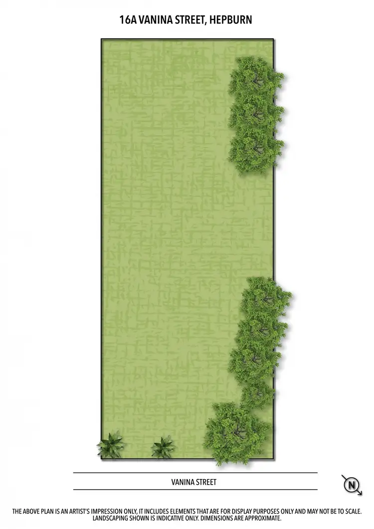 Floorplan of Homely land listing, 16 Vanina Street, Hepburn VIC 3461