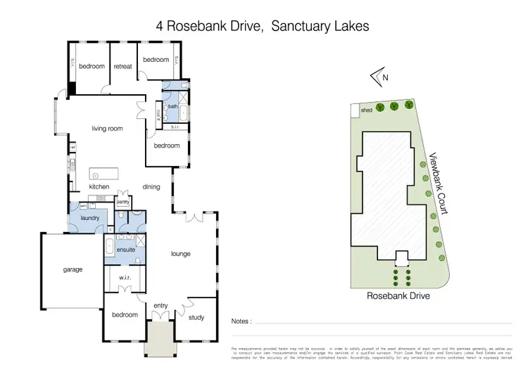 Floorplan of Homely house listing, 4 Rosebank Drive, Sanctuary Lakes VIC 3030