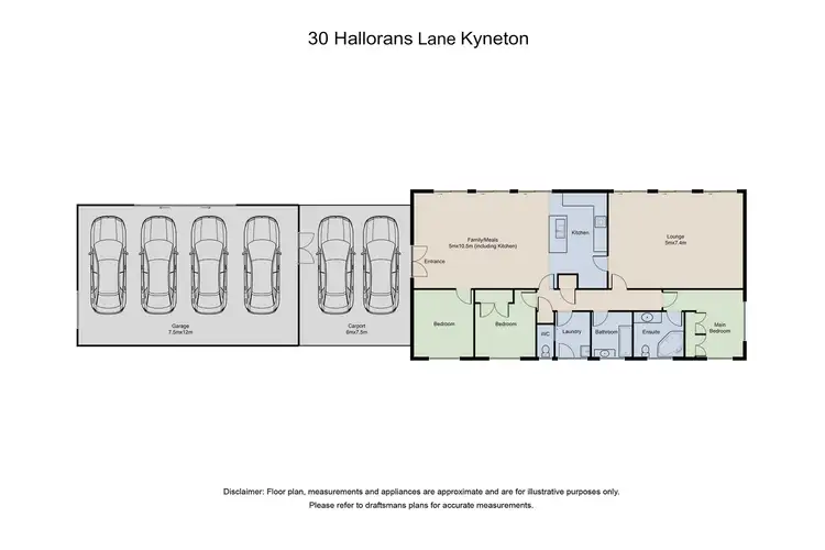 Floorplan of Homely house listing, 30 Hallorans Lane, Kyneton VIC 3444