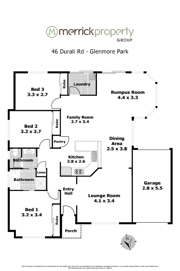 Floorplan of Homely house listing, 46 Durali Road, Glenmore Park NSW 2745
