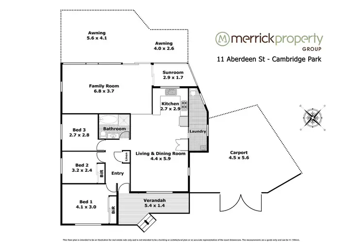 Floorplan of Homely house listing, 11 Aberdeen Street, Cambridge Park NSW 2747