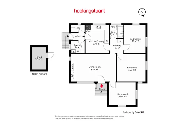 Floorplan of Homely house listing, 19 Nisbett Street, Reservoir VIC 3073