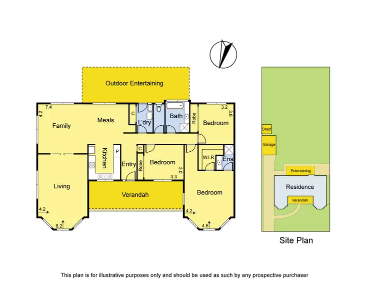 Floorplan of Homely house listing, 208 Main Hurstbridge Road, Diamond Creek VIC 3089