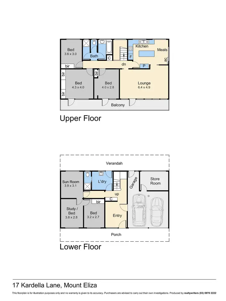Floorplan of Homely house listing, 17 Kardella Lane, Mount Eliza VIC 3930