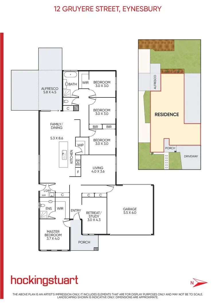 Floorplan of Homely house listing, 12 Gruyere Street, Eynesbury VIC 3338