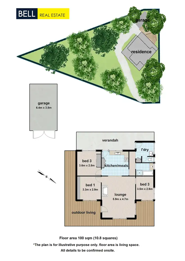 Floorplan of Homely house listing, 60 Park Drive, Belgrave VIC 3160