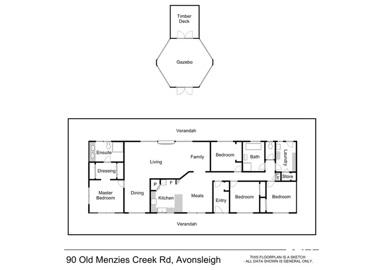 Floorplan of Homely house listing, 90 Old Menzies Creek Road, Selby VIC 3159