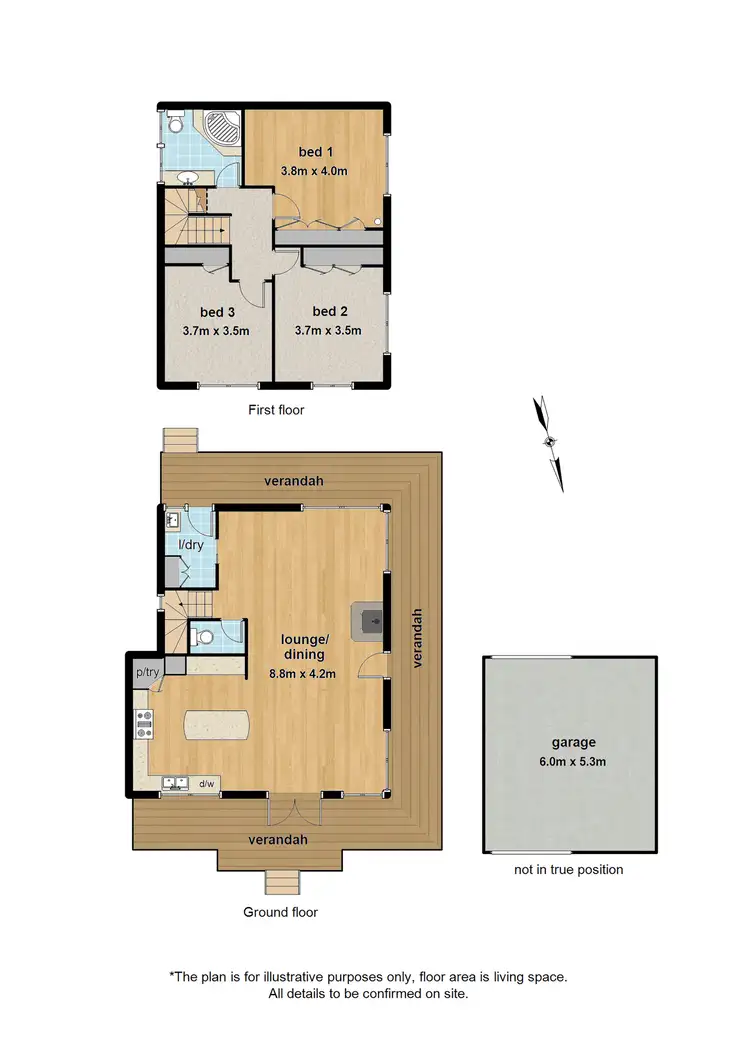 Floorplan of Homely house listing, 13 Barak Drive, Yarra Junction VIC 3797