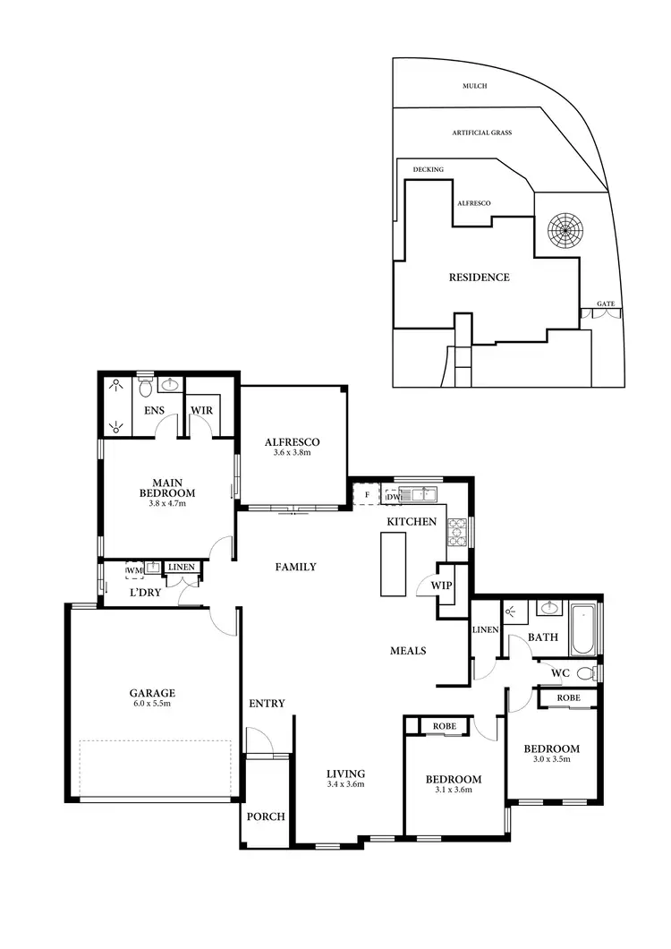 Floorplan of Homely house listing, 4 Marlowe Grange, Mernda VIC 3754
