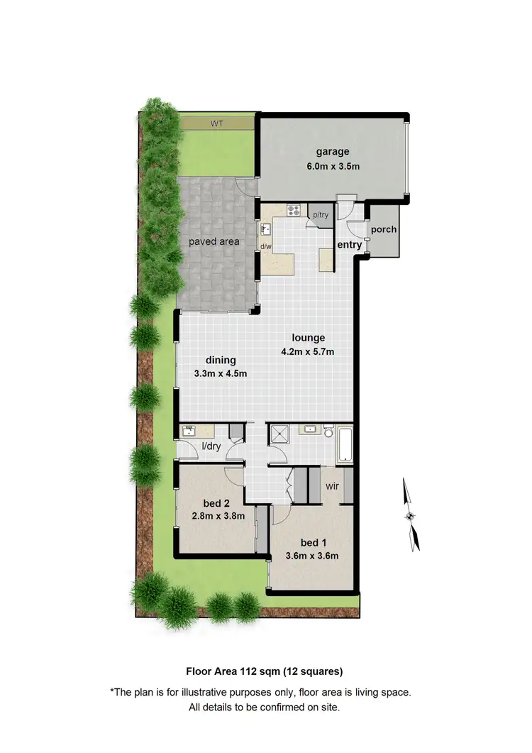 Floorplan of Homely unit listing, 5/3 Simpson Road, Ferntree Gully VIC 3156