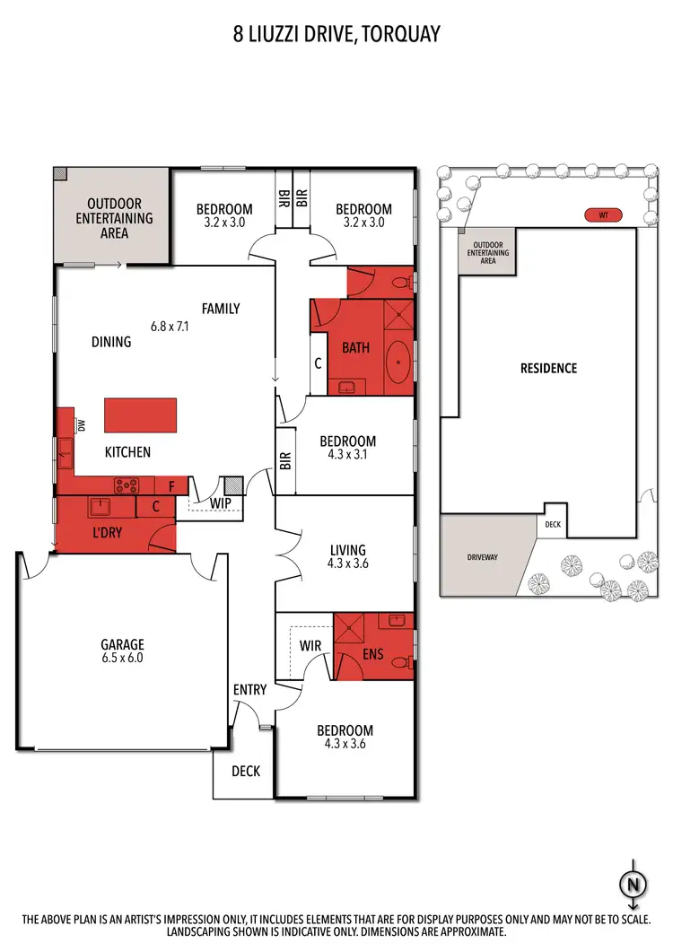 Floorplan of Homely house listing, 8 Liuzzi Drive, Torquay VIC 3228