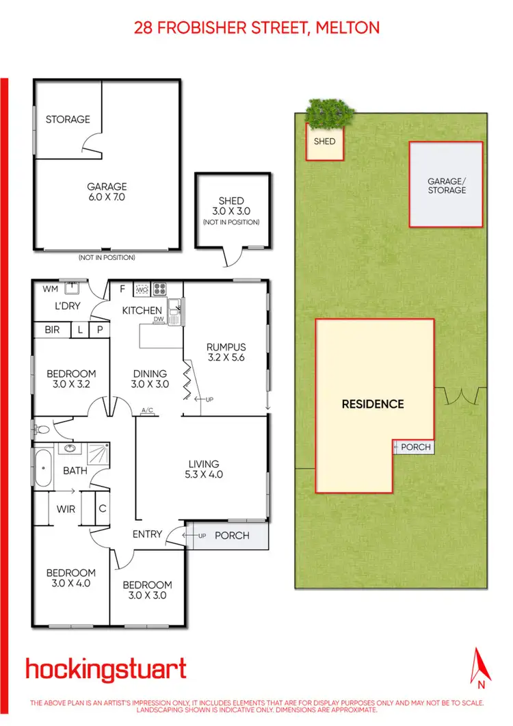 Floorplan of Homely house listing, 28 Frobisher Street, Melton VIC 3337