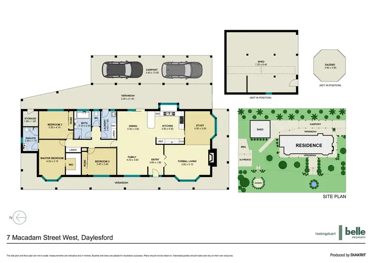 Floorplan of Homely house listing, 7 Macadam Street West, Daylesford VIC 3460