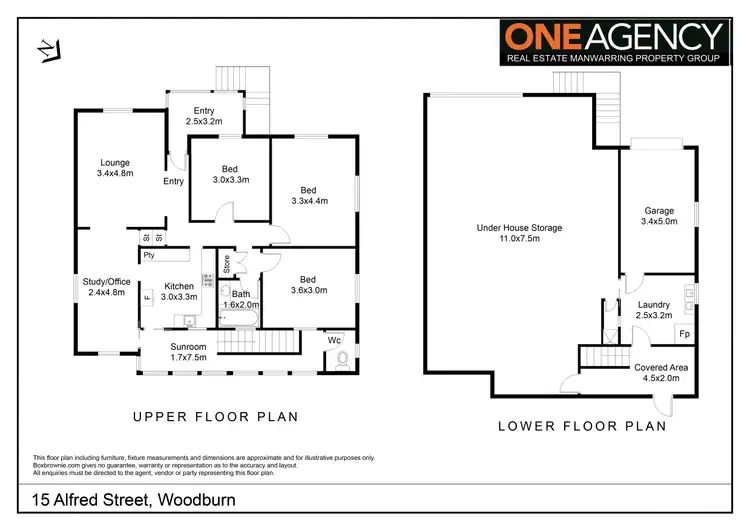 Floorplan of Homely house listing, 15 Alfred Street, Woodburn NSW 2472