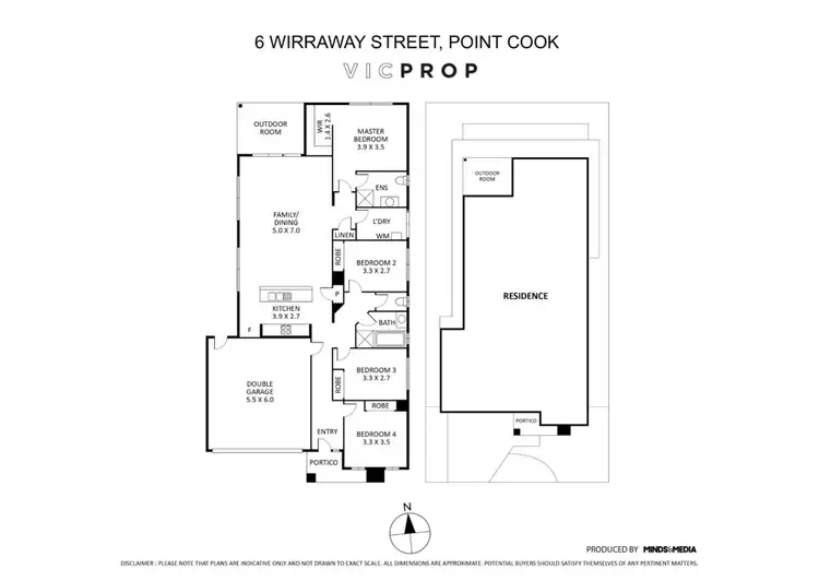 Floorplan of Homely house listing, 6 Wirraway Street, Point Cook VIC 3030